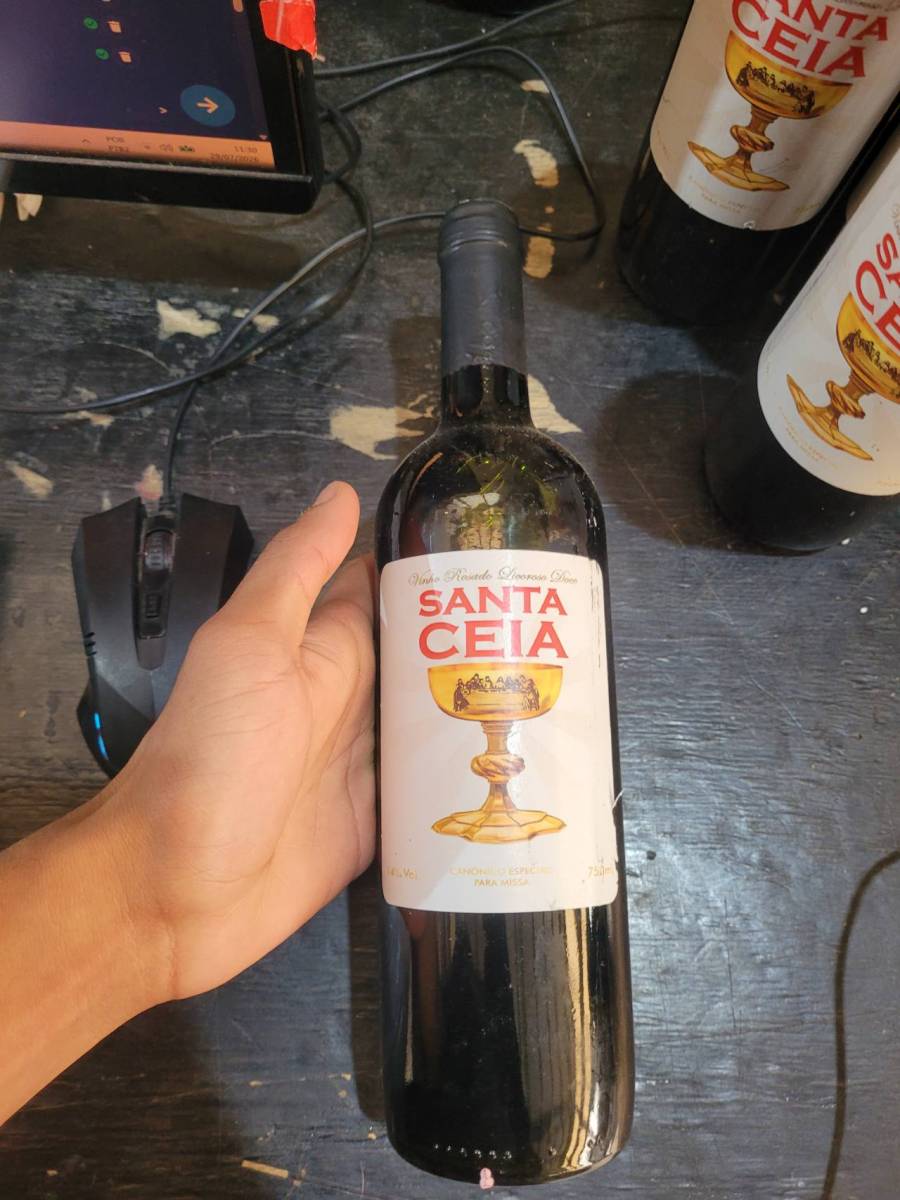 Vinho Rosado Licoroso Doce Santa Ceia