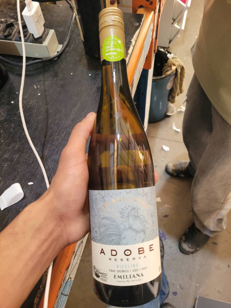 Vinho Orgânico Adobe Reserva Riesling