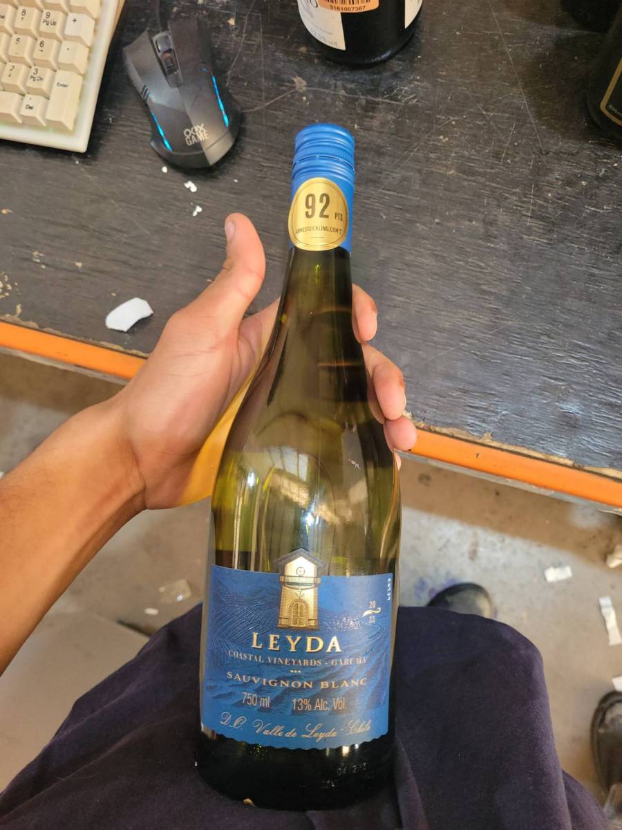 Vinho branco seco Sauvignon Blanc