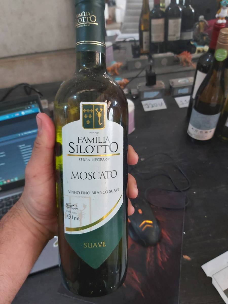 Vinho branco suave Moscato