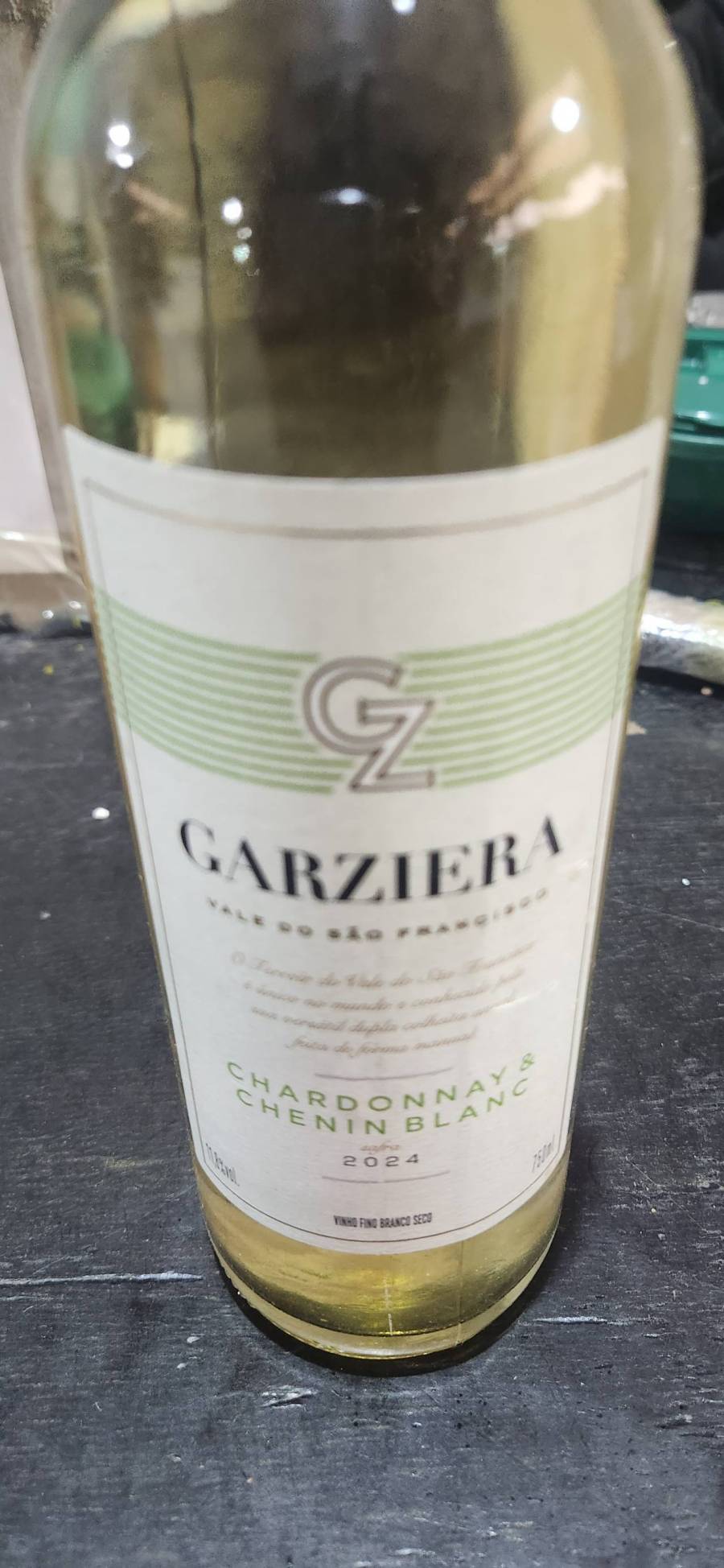 Vinho branco seco Garziera Chardonnay & Chenin Blanc safra 2024