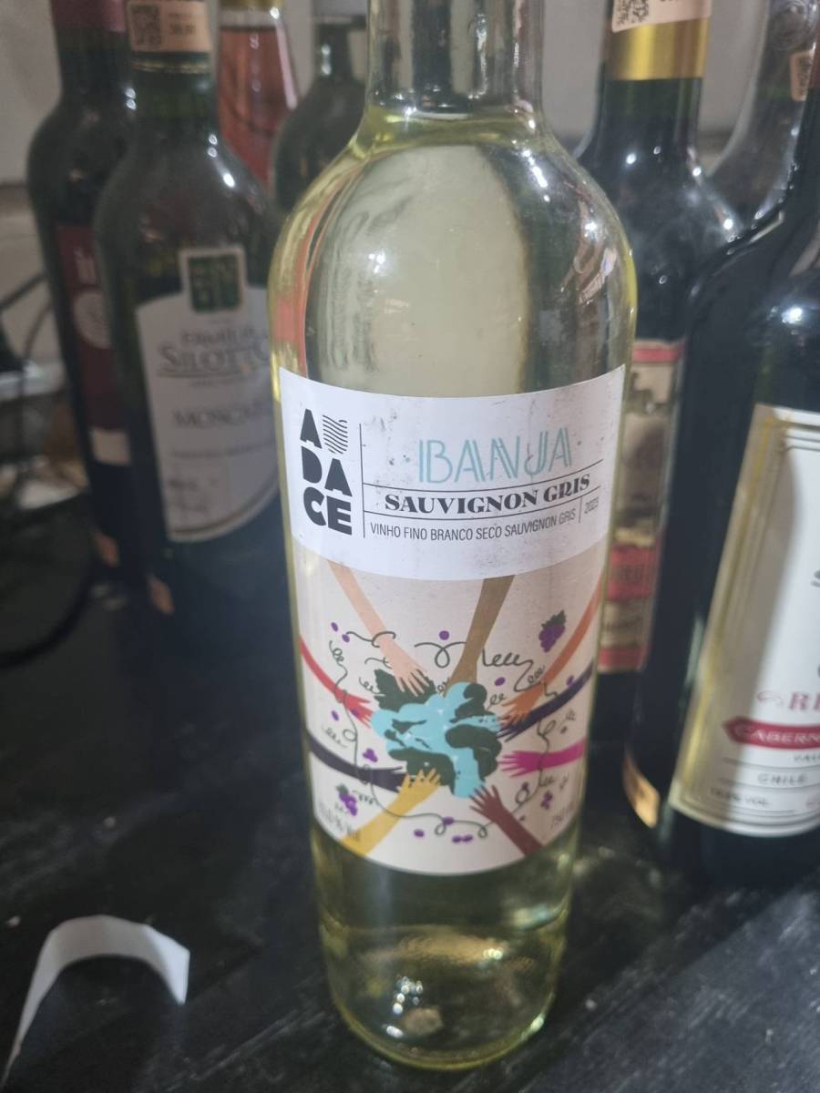 Vinho branco seco Sauvignon Gris