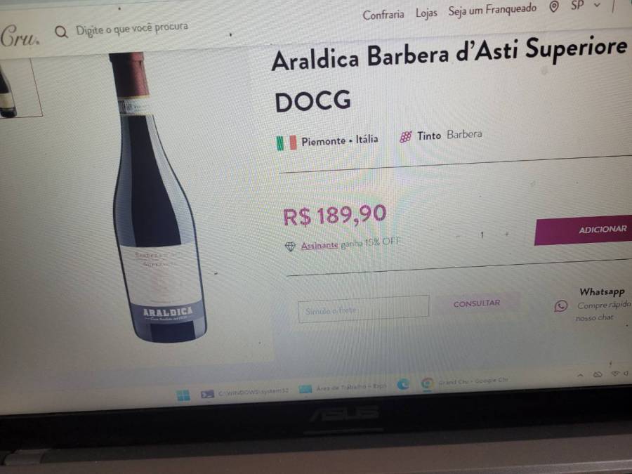 Vinho Araldica Barbera d'Asti Superiore DOCG