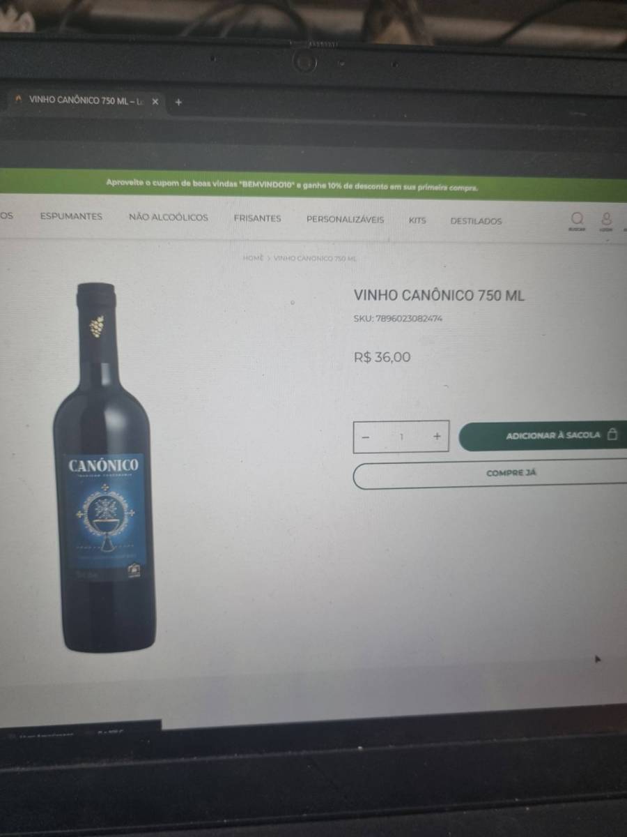 Vinho Canônico 750 ml