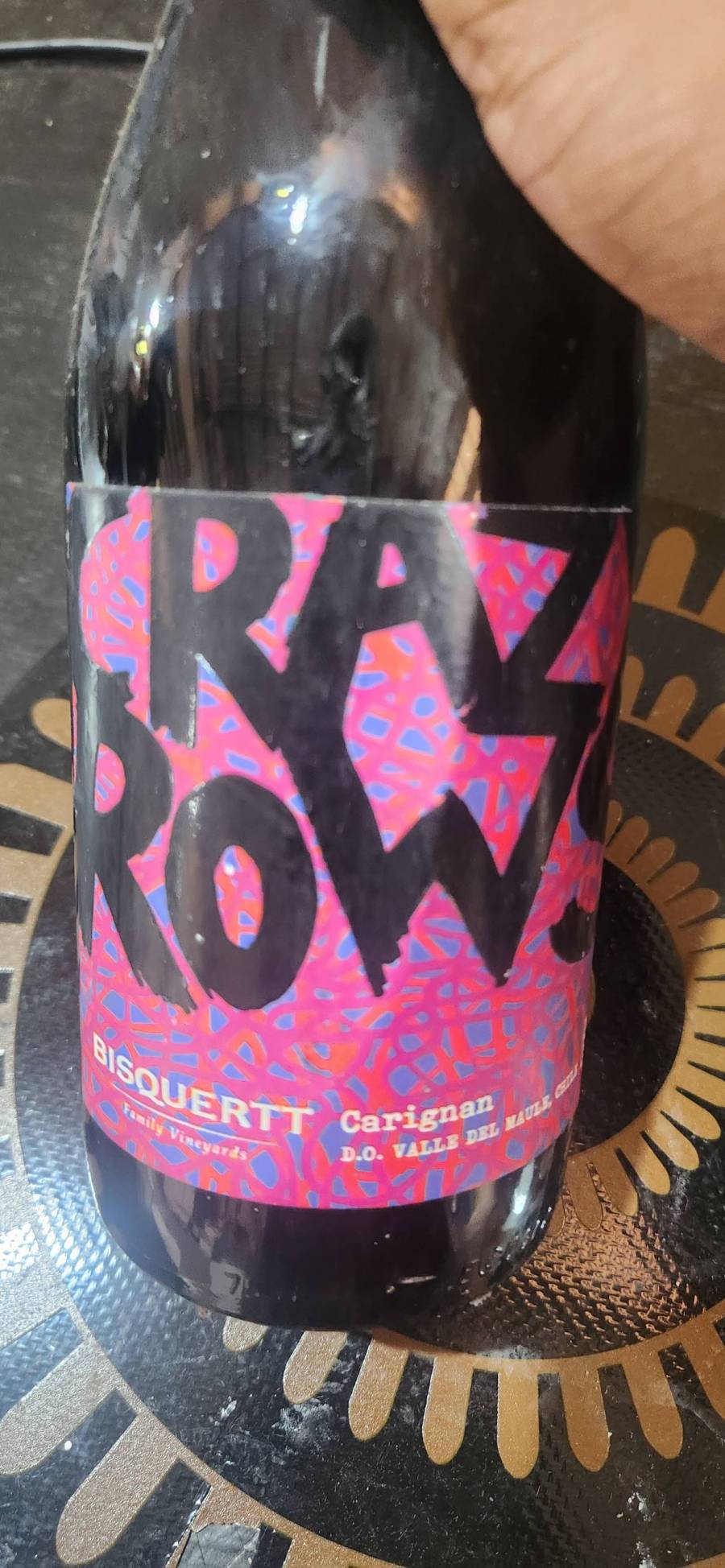 Vinho tinto Carignan Bisquertt