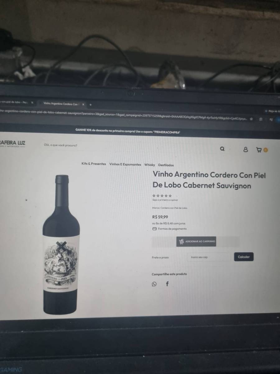 Vinho Argentino Cordero Con Piel De Lobo Cabernet Sauvignon