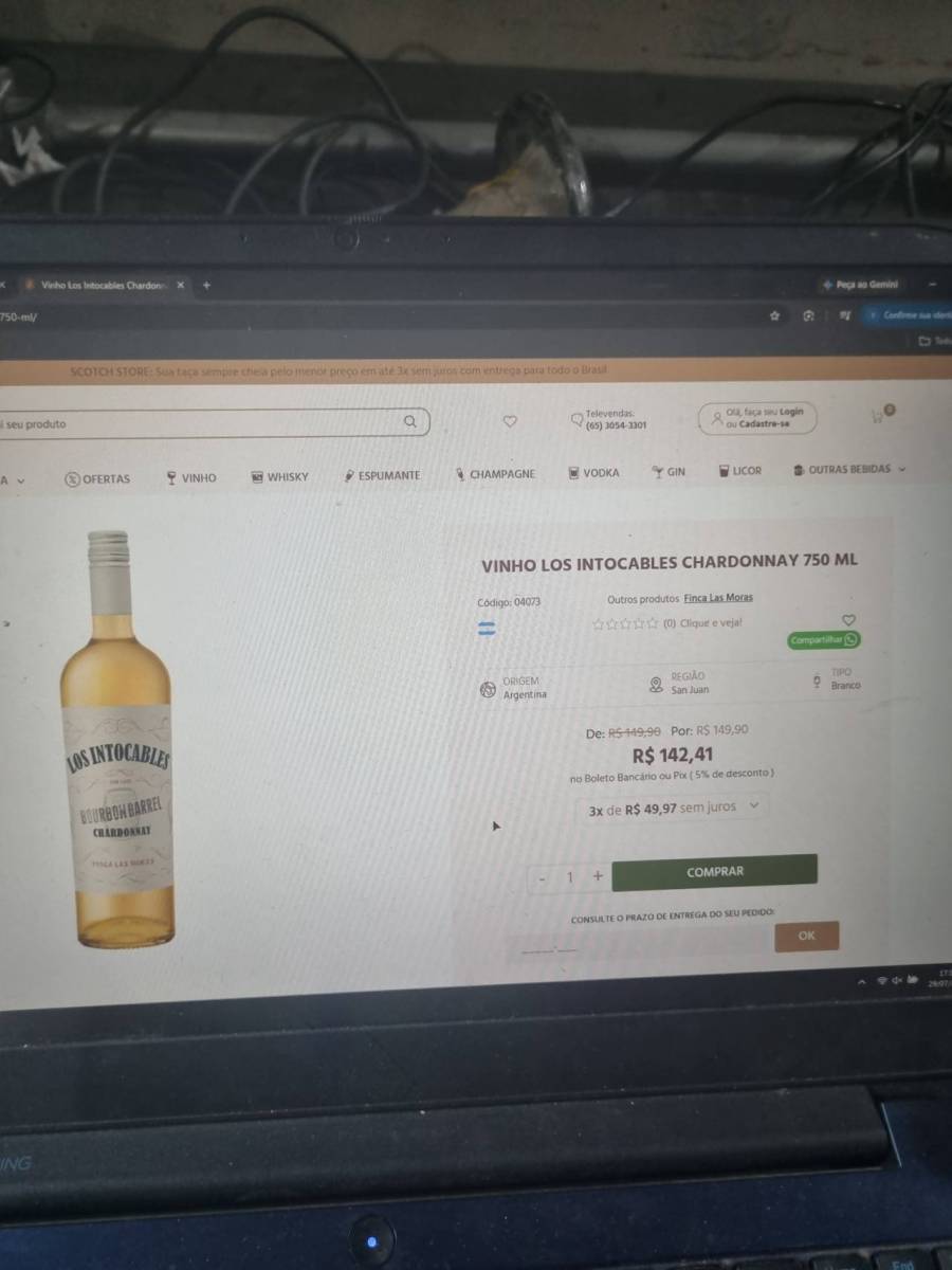 Vinho Los Intocables Chardonnay