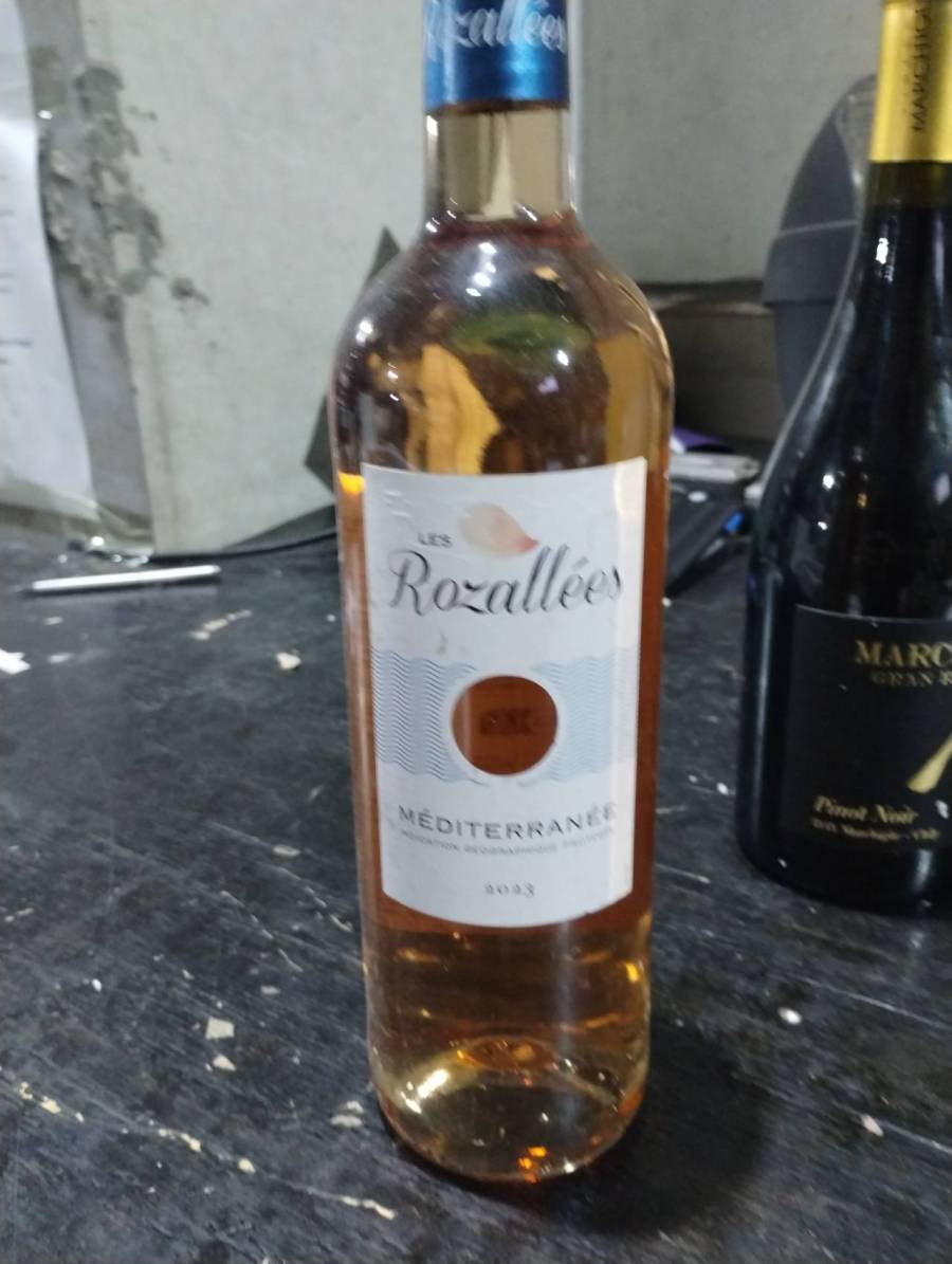 Vinho Rosé Les Rozallées Méditerranée 2023