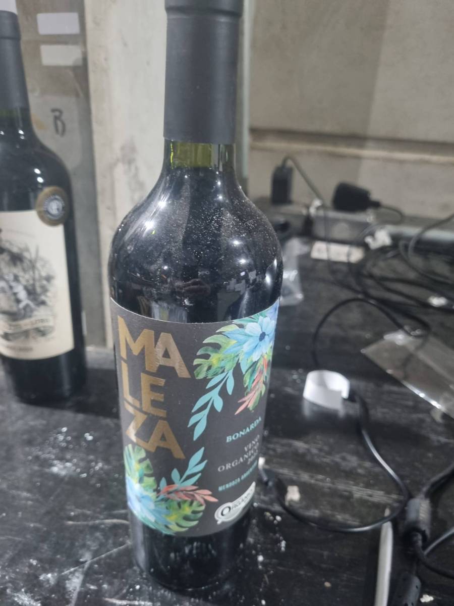 Vinho tinto orgânico Maleza Bonarda
