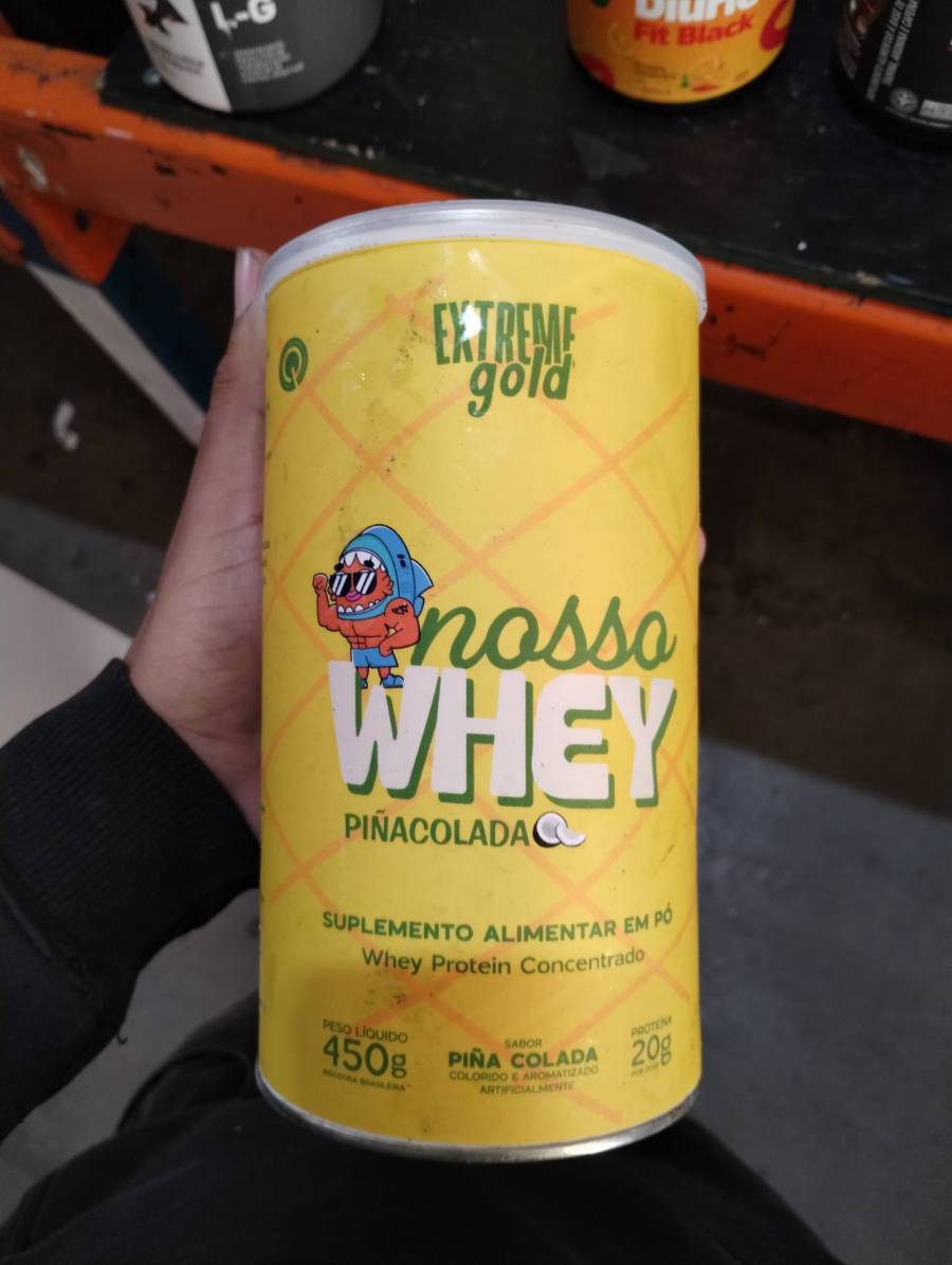 Suplemento alimentar em pó Whey Protein sabor Piña Colada