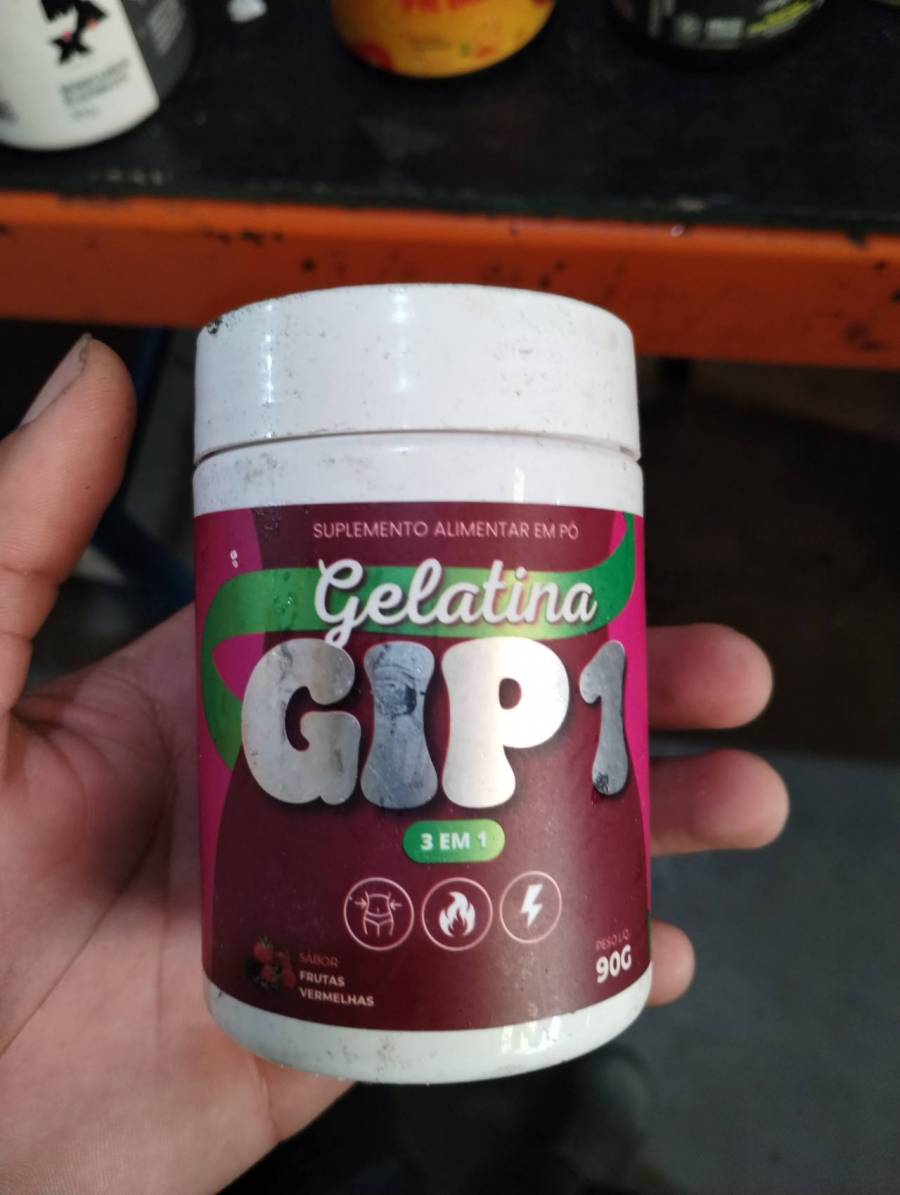 Gelatina em pó sabor frutas vermelhas
