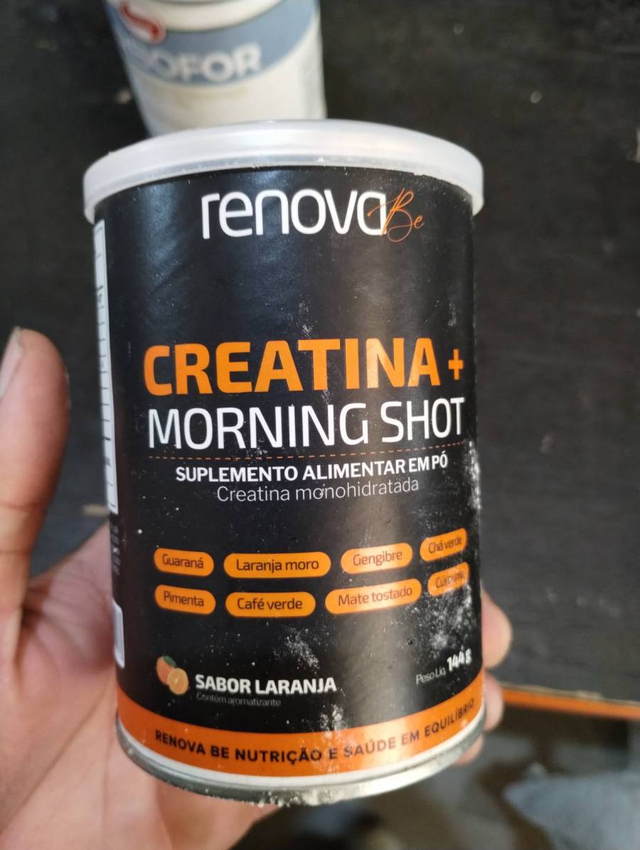 Creatina+ Morning Shot suplemento alimentar em pó sabor laranja
