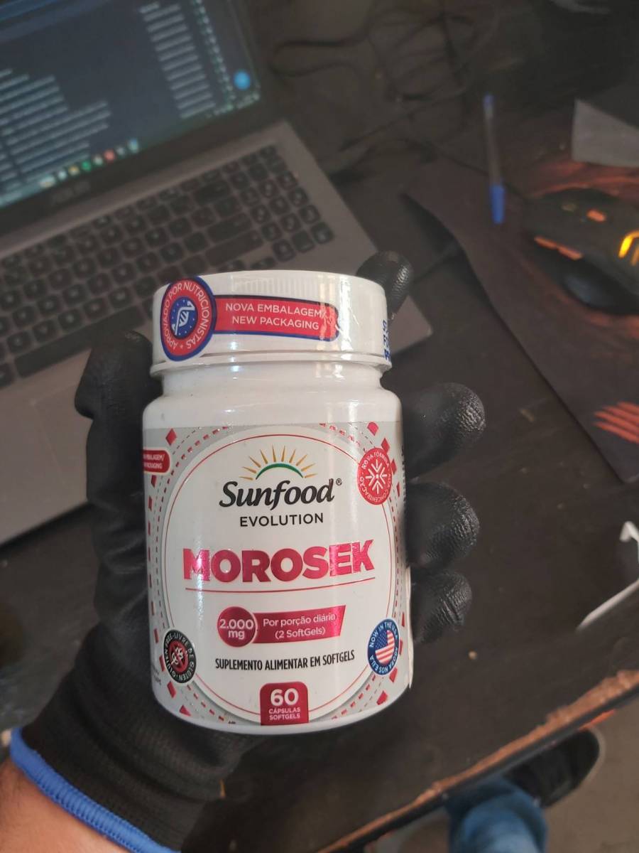 Suplemento alimentar em softgels Morosek