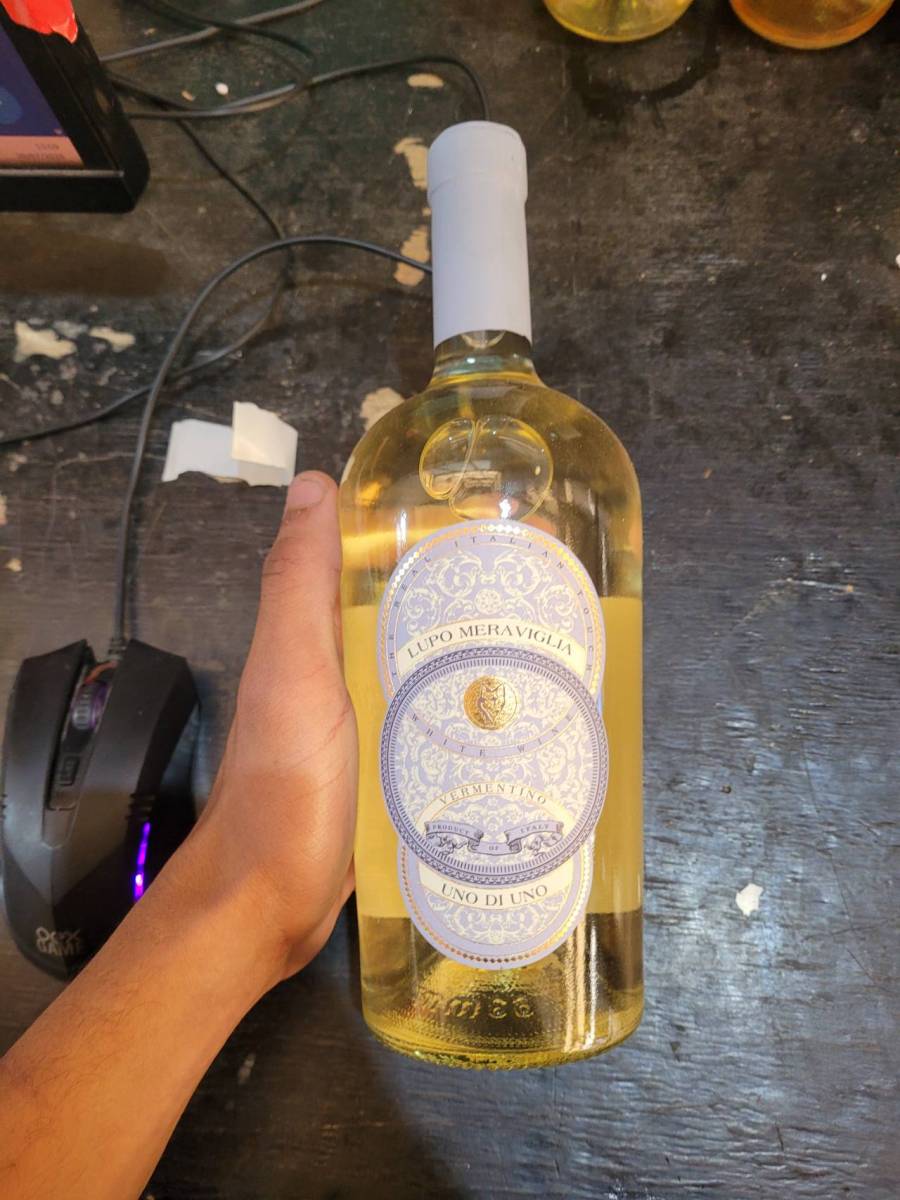 Vinho branco Lupo Meraviglia Vermentino Uno di Uno