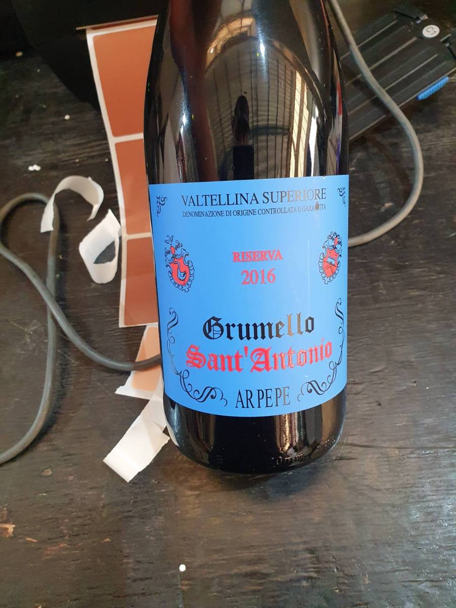 Vinho Tinto Grumello Sant'Antonio Riserva 2016