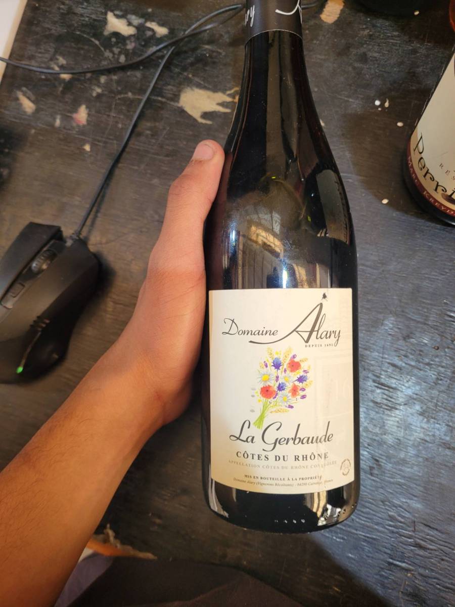 Vinho tinto seco Domaine Alary La Gerbaude Côtes du Rhône