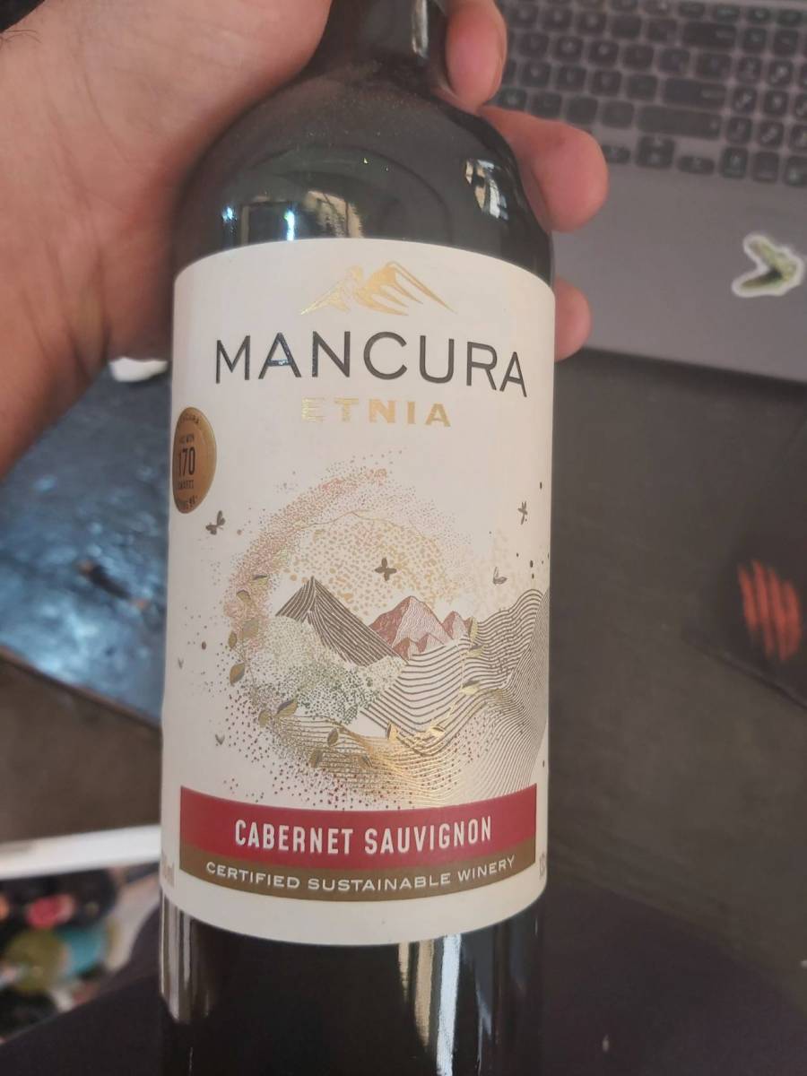 Vinho tinto Cabernet Sauvignon Mancura Etnia