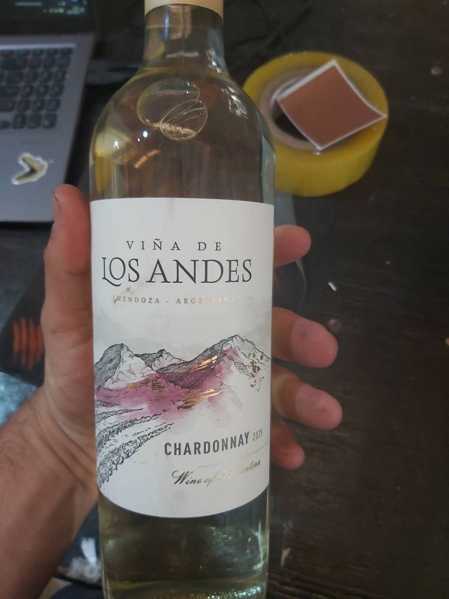 Vinho branco Chardonnay Viña de Los Andes