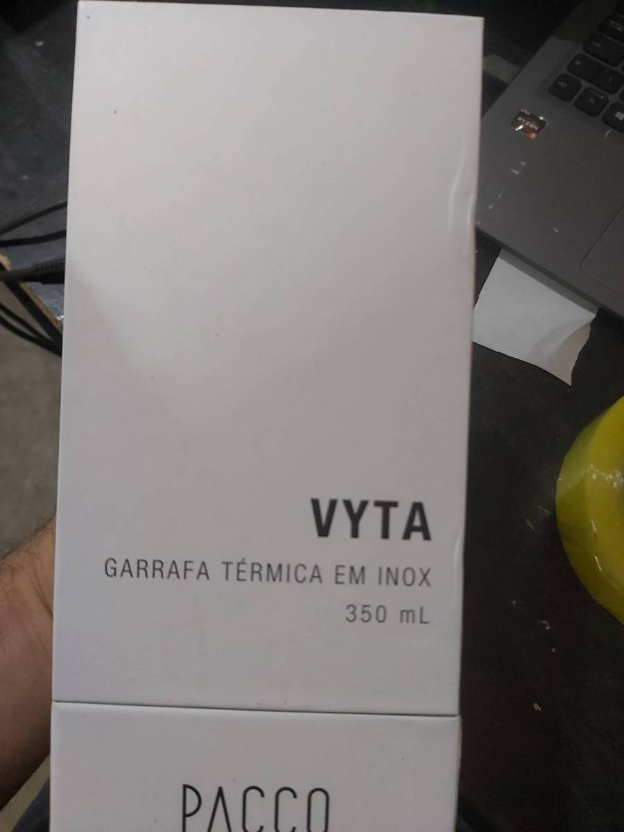 Garrafa térmica em inox