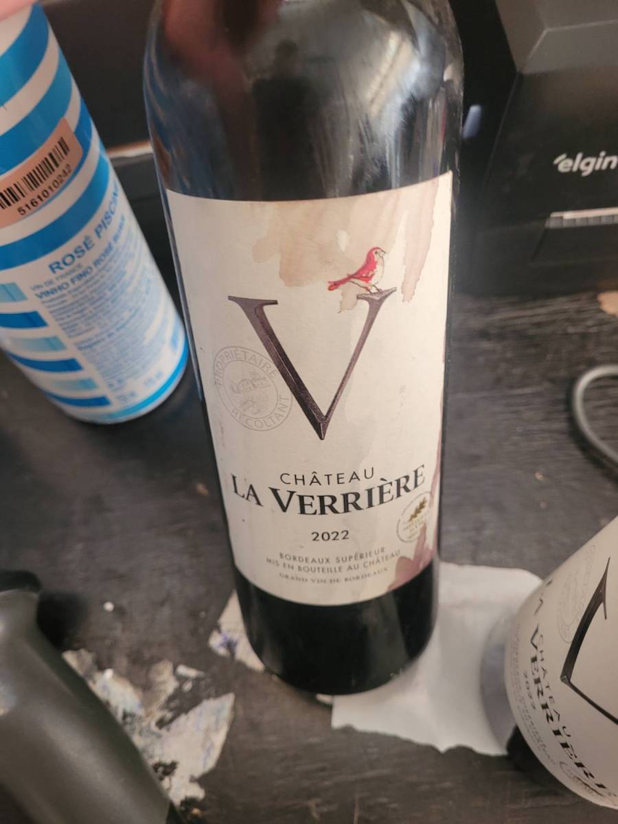 Vinho tinto Château La Verrière 2022