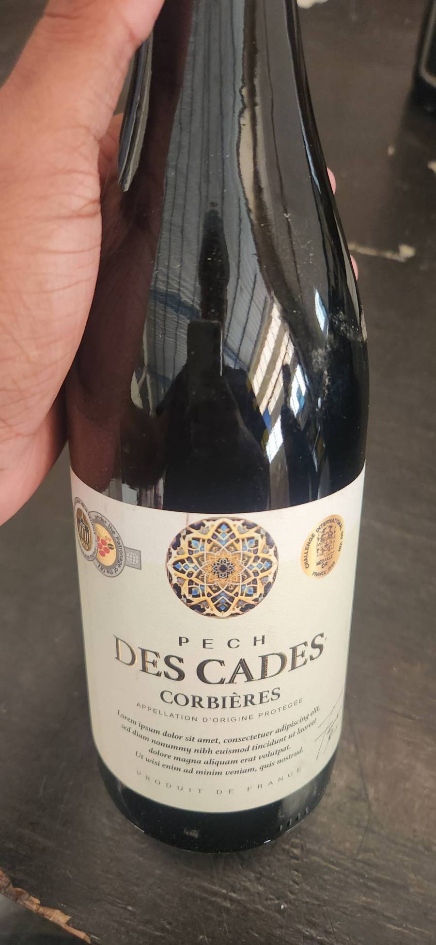Vinho tinto Pech Des Cades Corbières