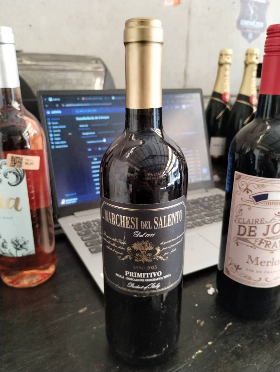 Vinho tinto Primitivo