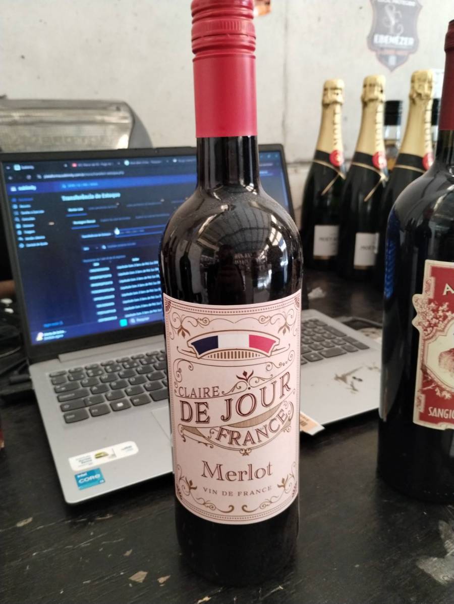 Vinho Merlot Claire de Jour France