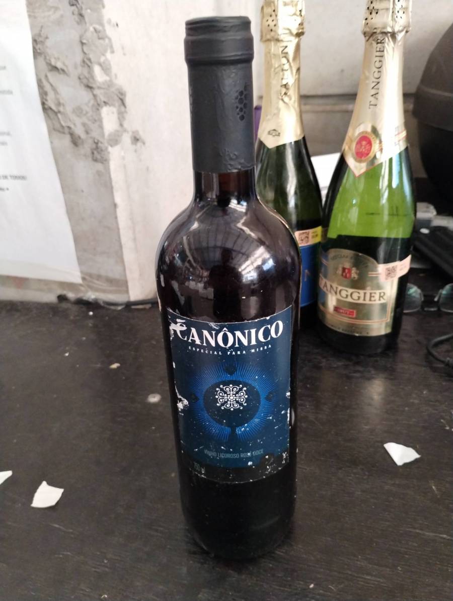Vinho licoroso rosé doce Canônico