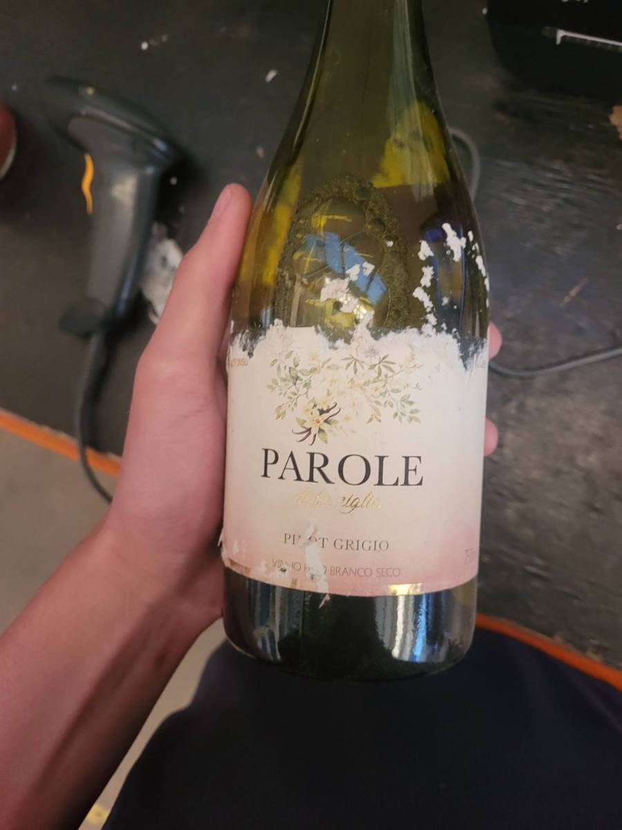 Vinho branco seco Pinot Grigio