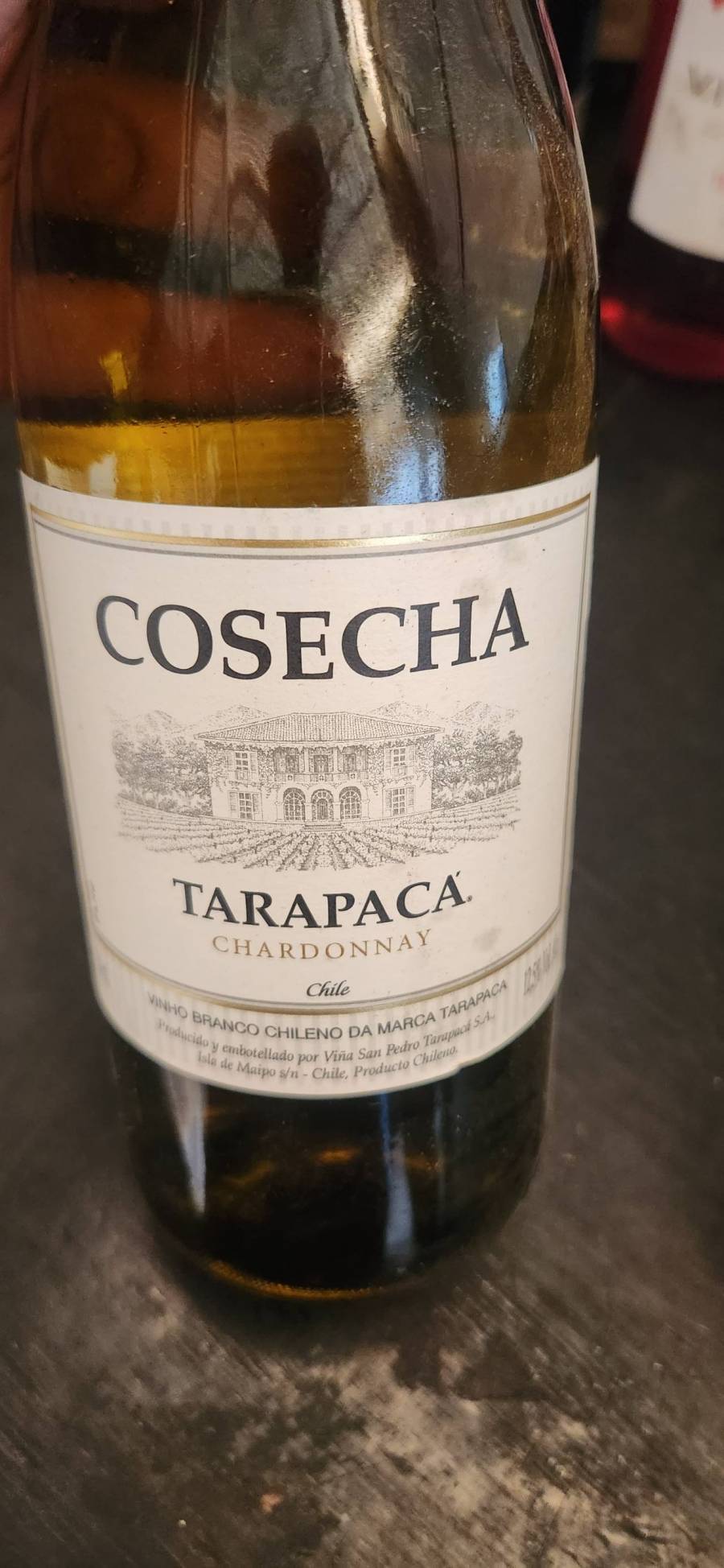 Vinho branco chileno Chardonnay