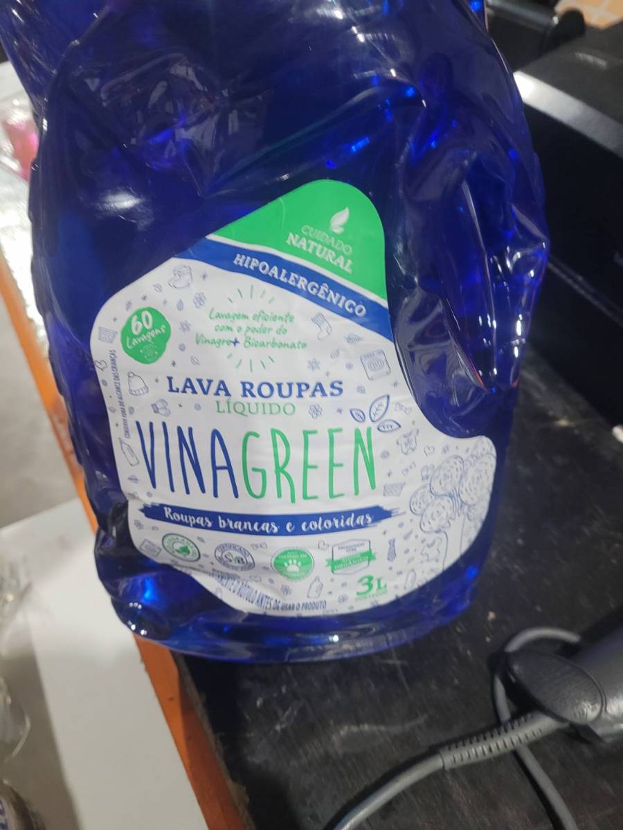 Lava Roupas Líquido Vinagreen Hipoalergênico