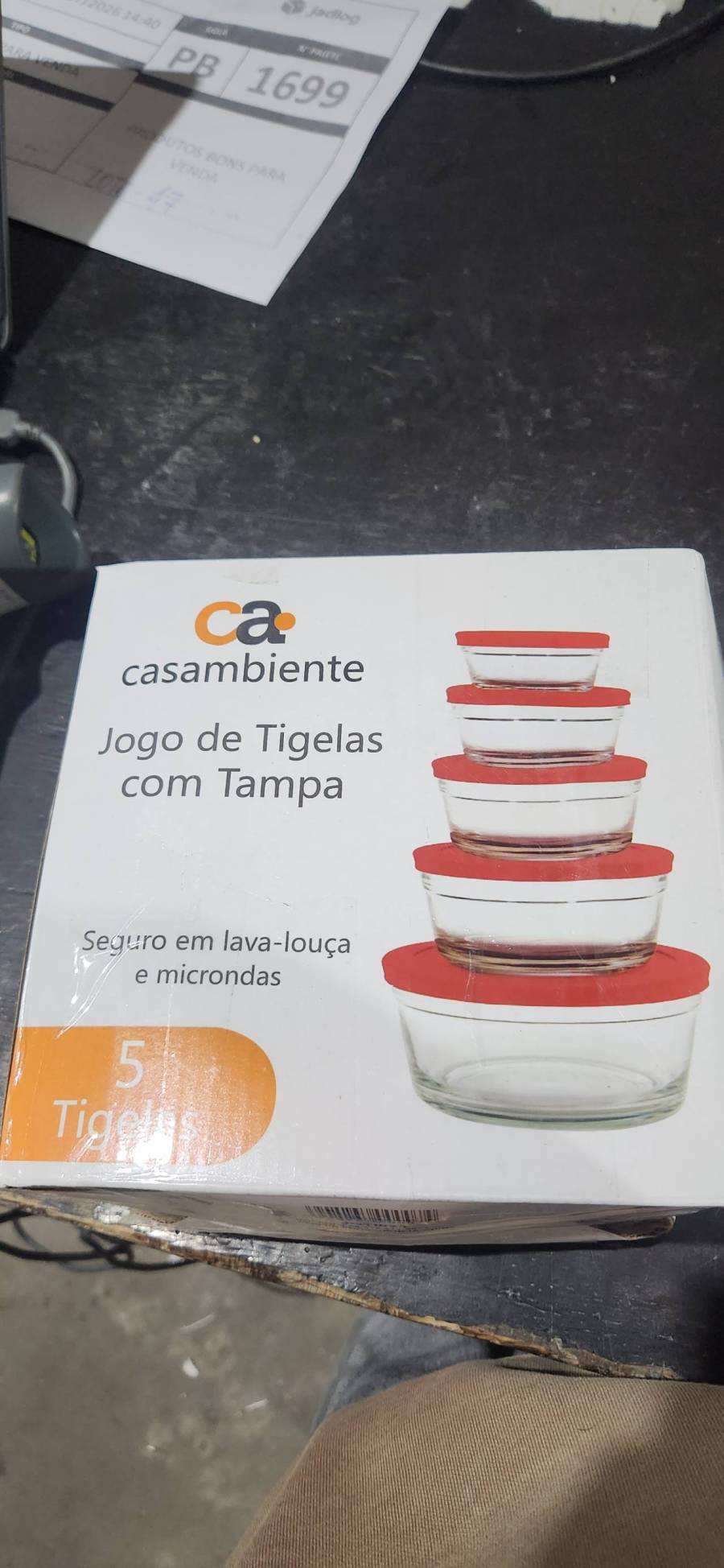 Jogo de Tigelas com Tampa