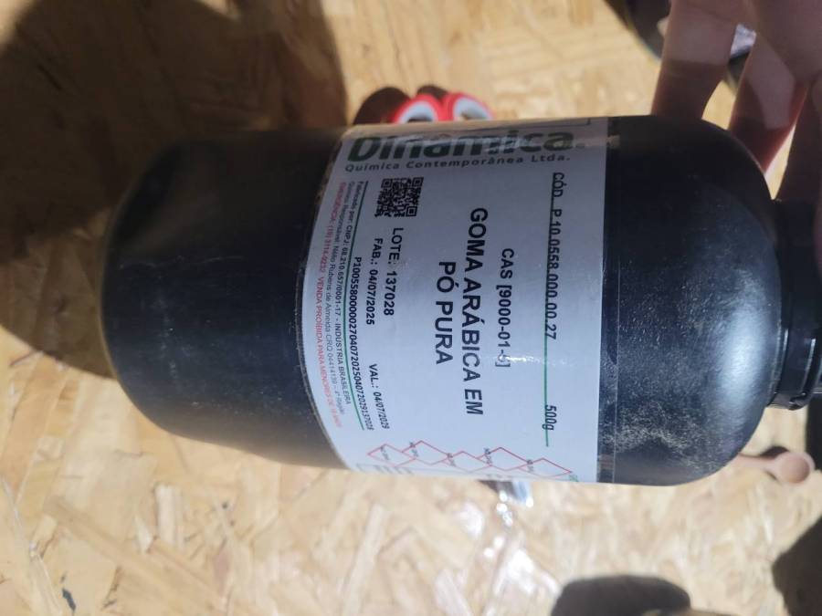Goma Arábica em Pó Pura