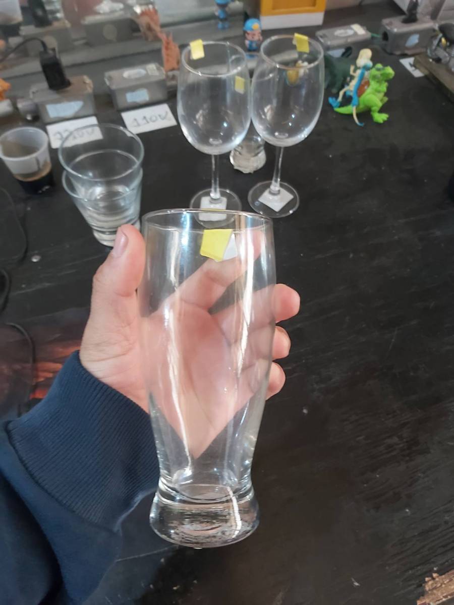 Copo de vidro tipo cerveja