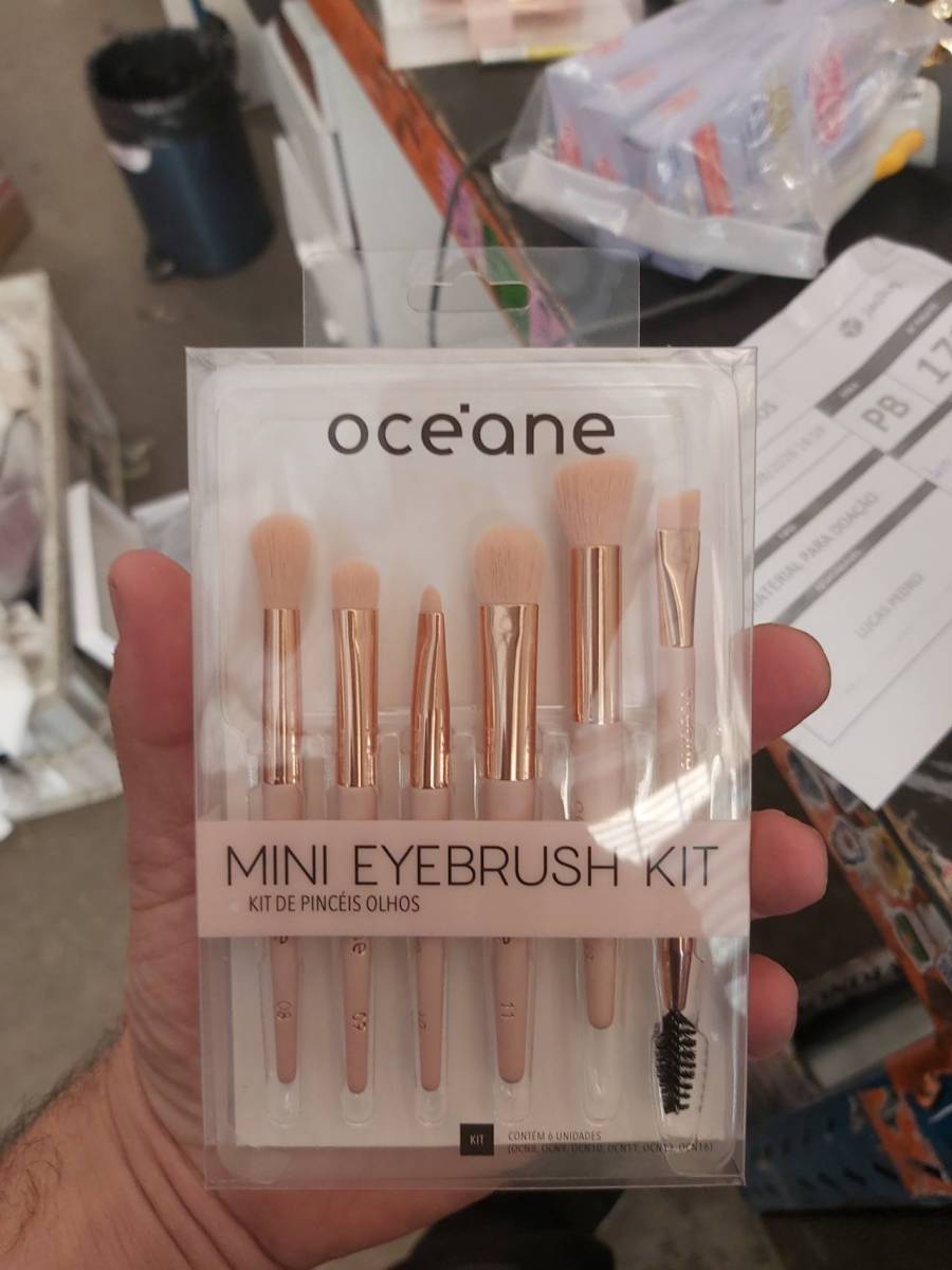 Kit de pincéis para olhos mini