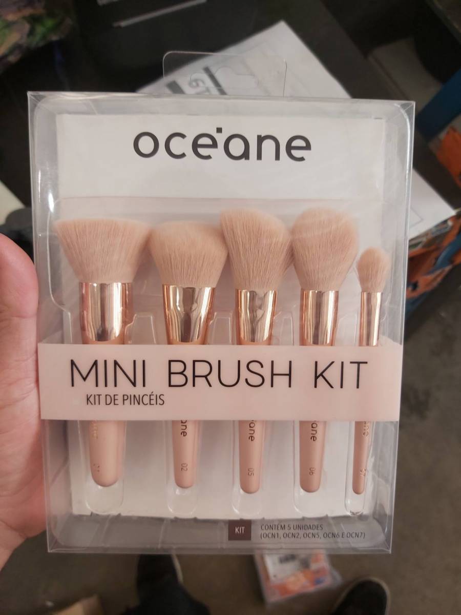 Kit de pincéis de maquiagem mini