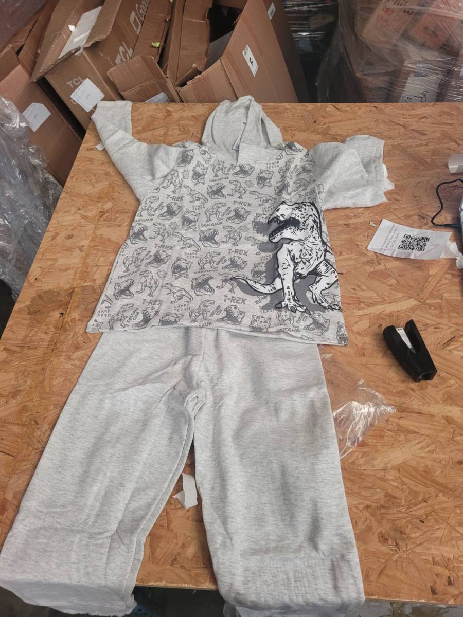 Conjunto infantil moletom com capuz e calça