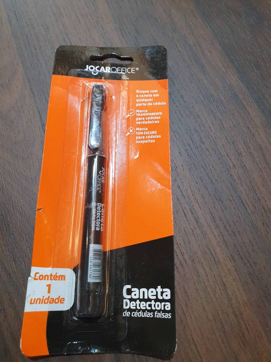 Caneta Detectora de Cédulas Falsas