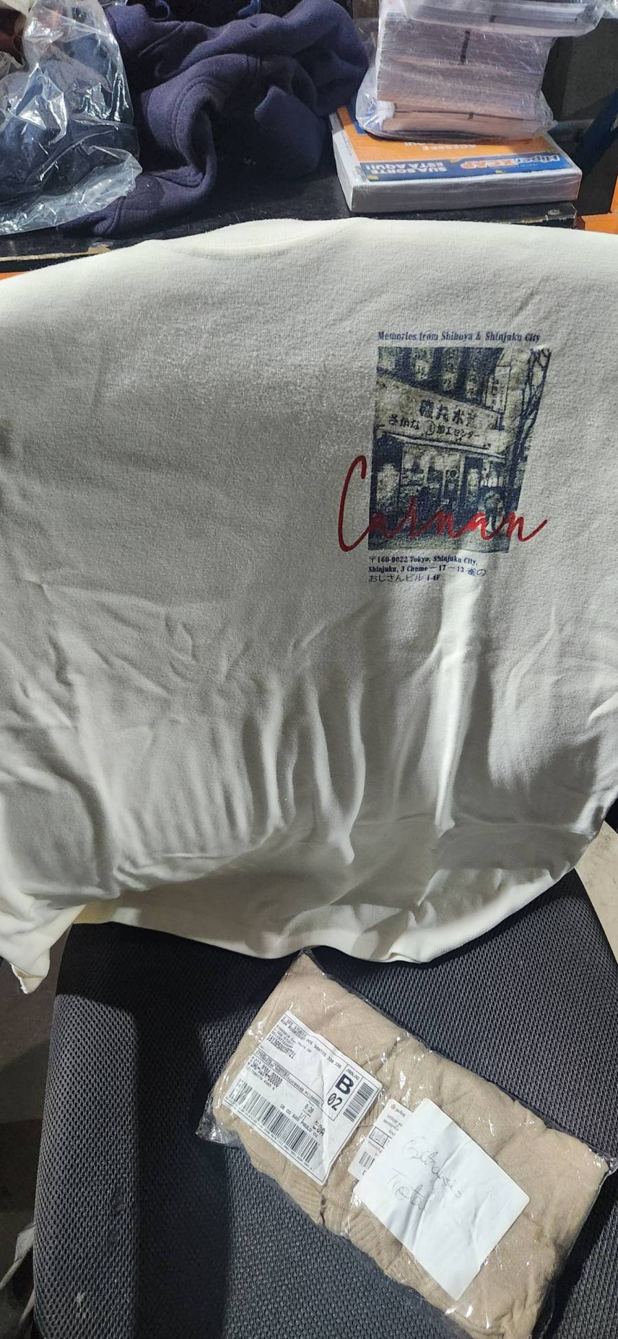 Camiseta branca com estampa