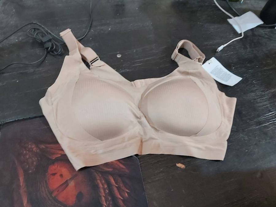 Sutiã feminino bege acolchoado