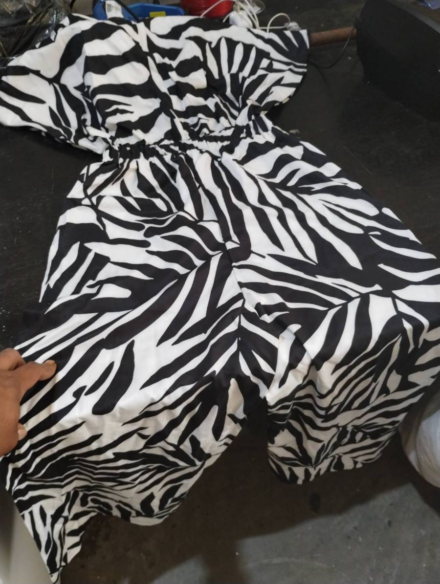 Macacão feminino estampado