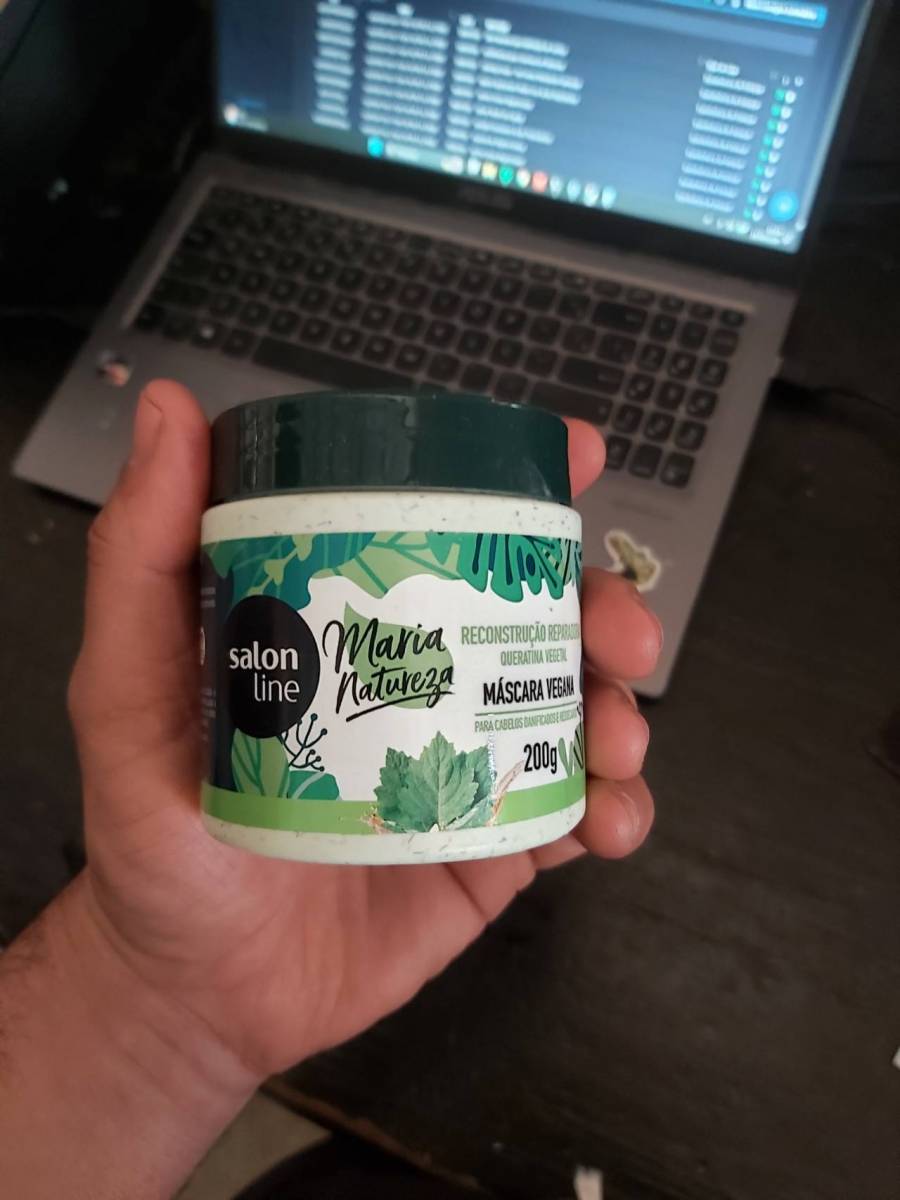 Máscara Vegana Reconstrução Reparadora com Queratina Vegetal