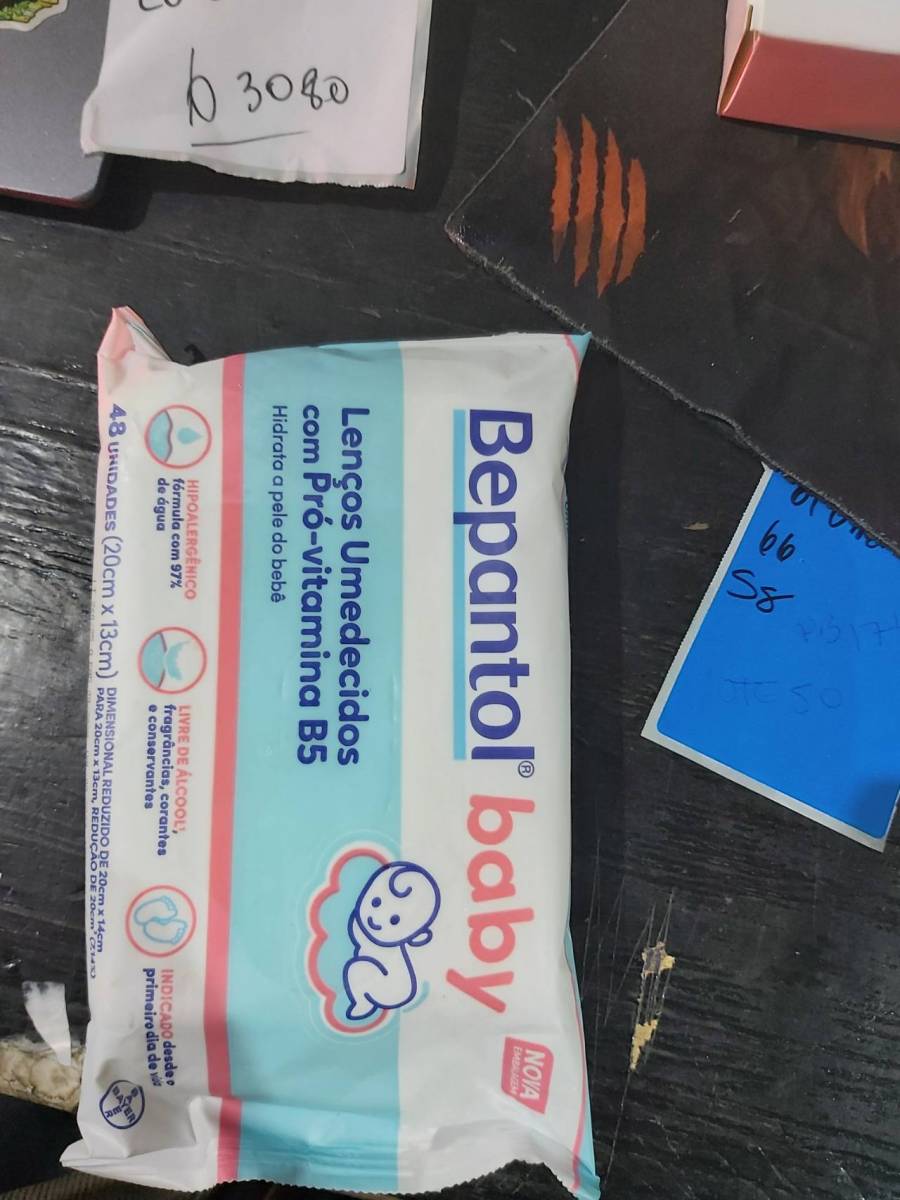 Lenços Umedecidos com Pró-vitamina B5