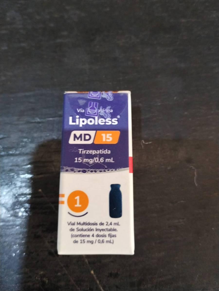 Lipoless MD 15 Tirzepatida 15 mg/0,6 mL solução injetável