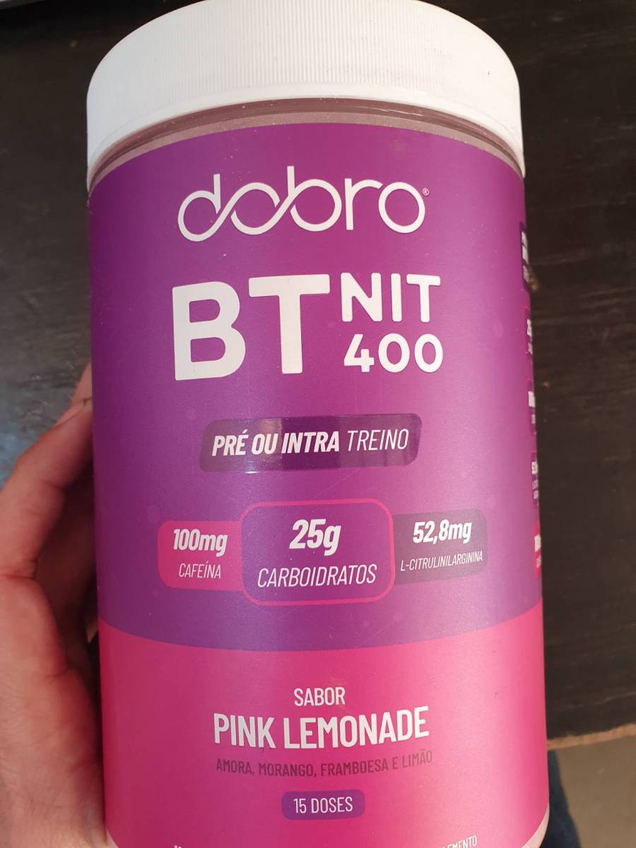 Suplemento alimentar pré ou intra treino sabor Pink Lemonade