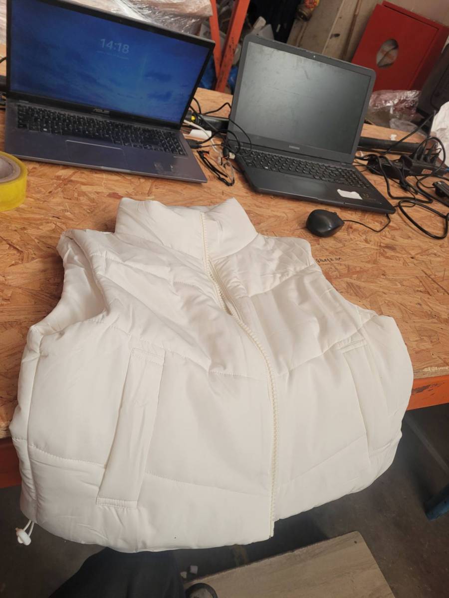 Colete acolchoado feminino
