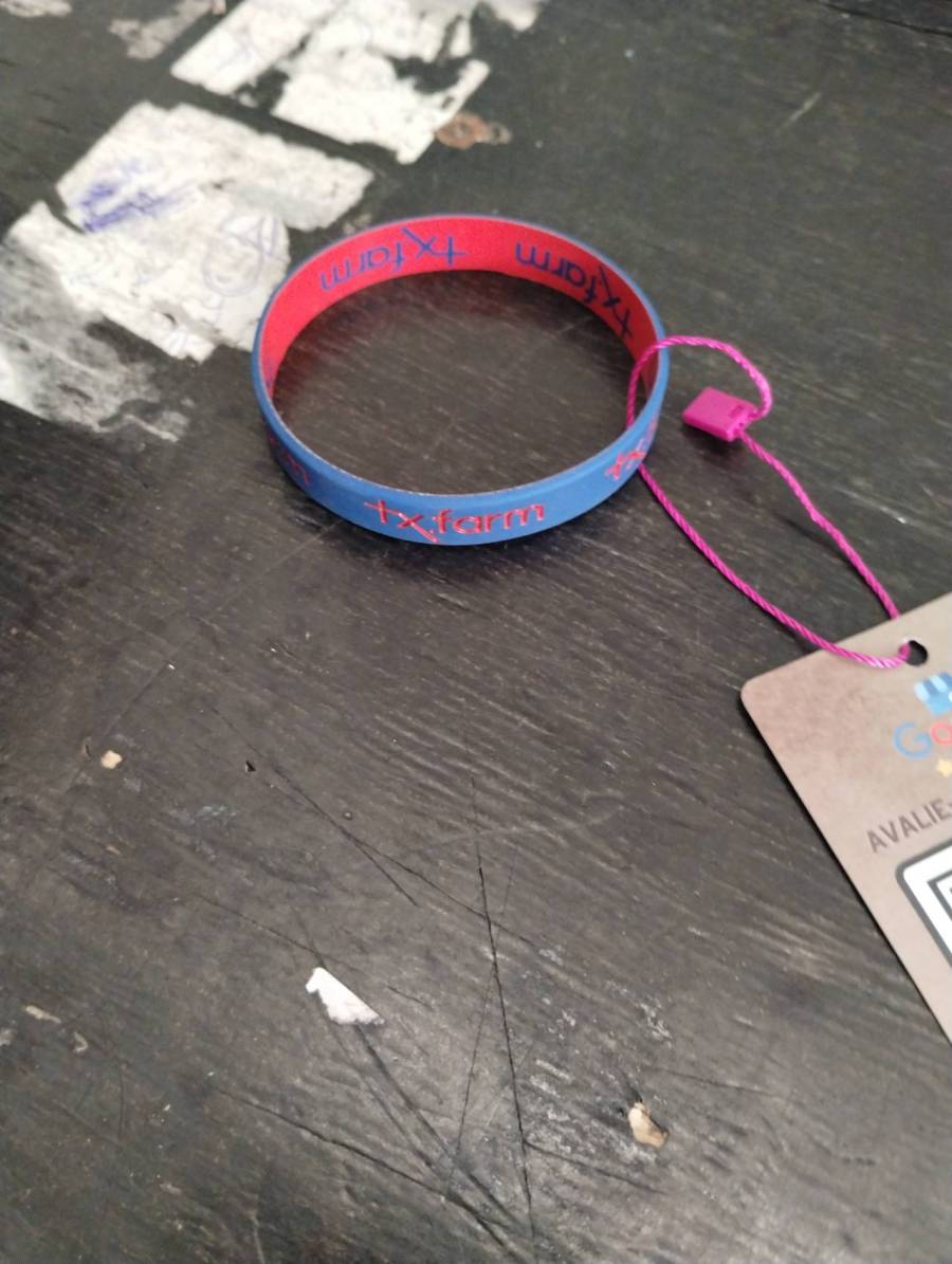 Pulseira de silicone