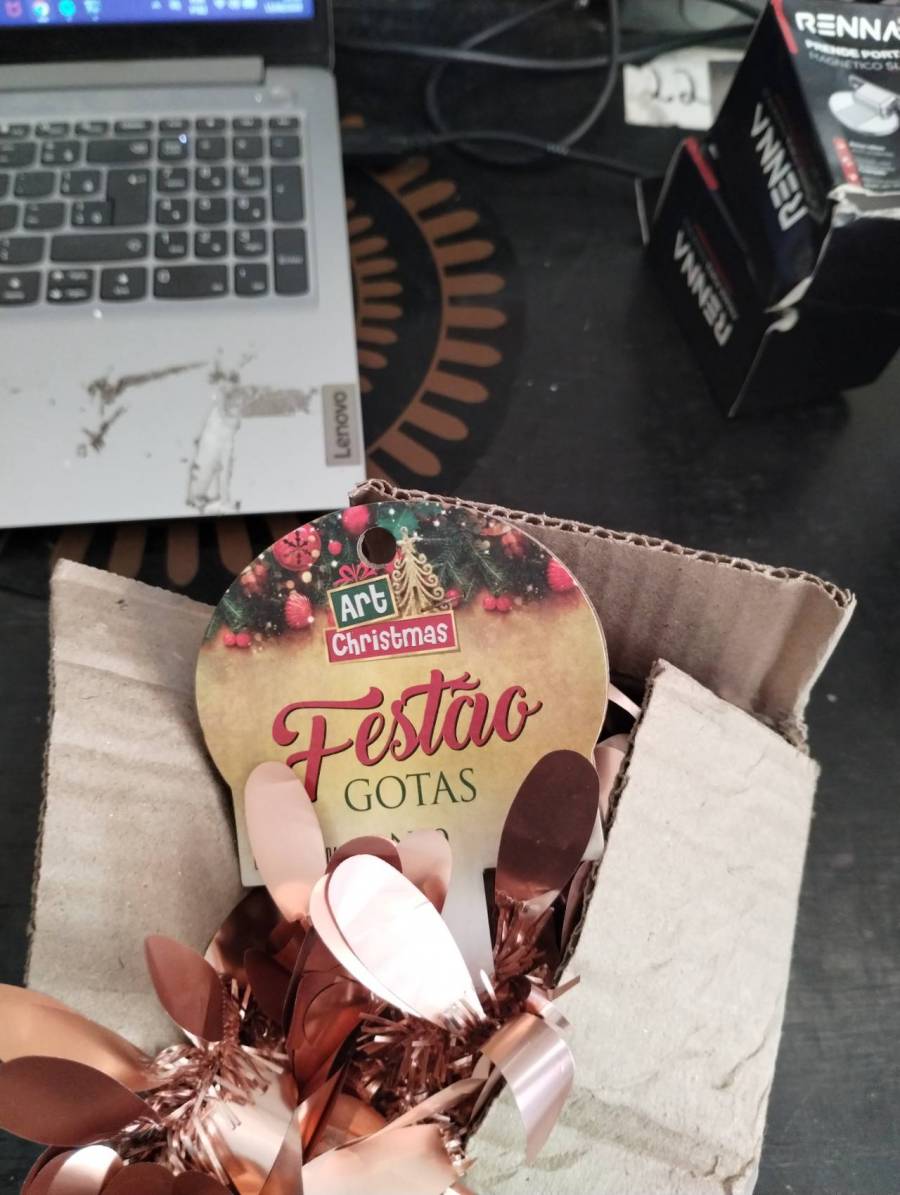 Festão decorativo gotas