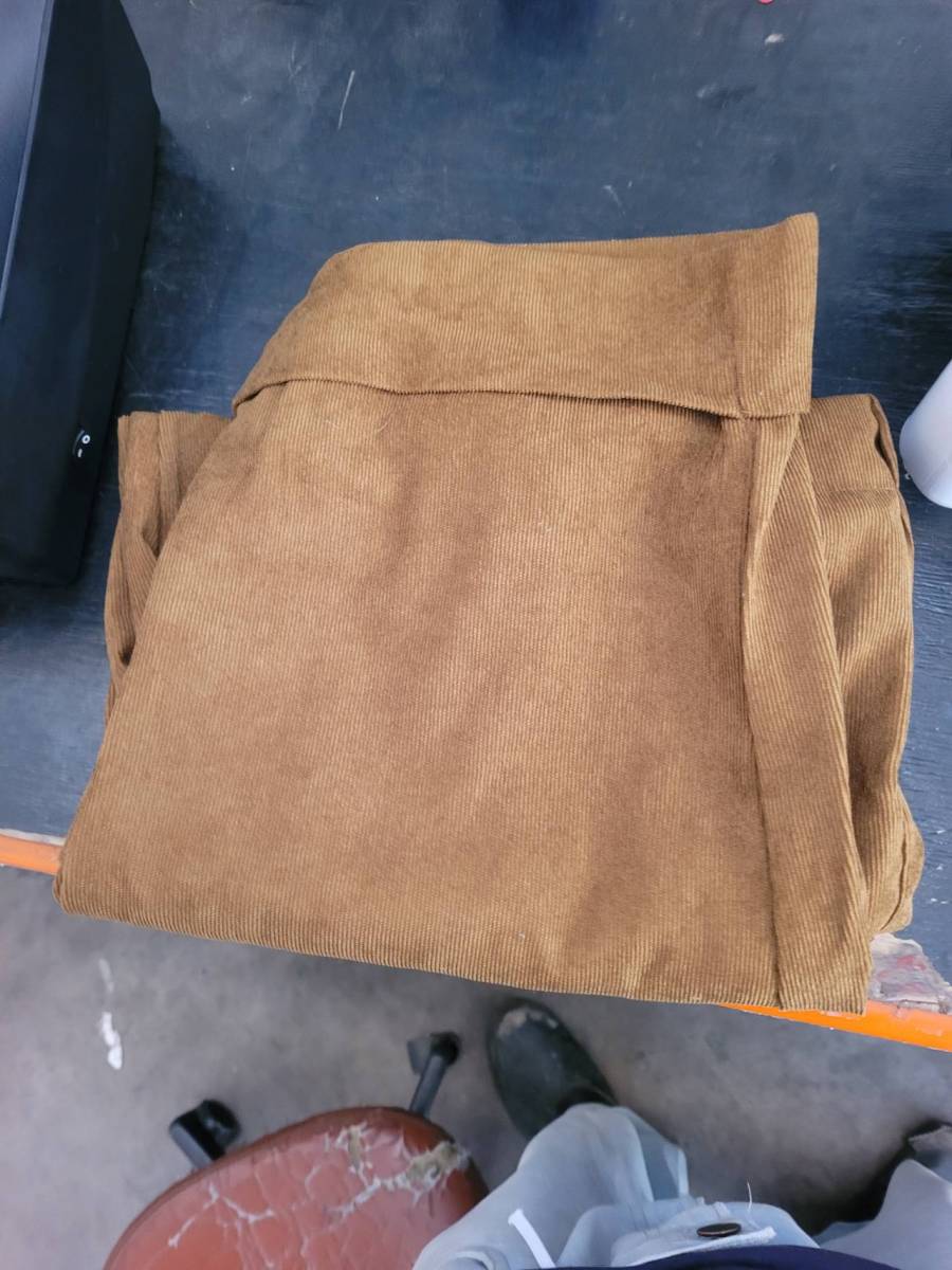 Calça de veludo cotelê masculina