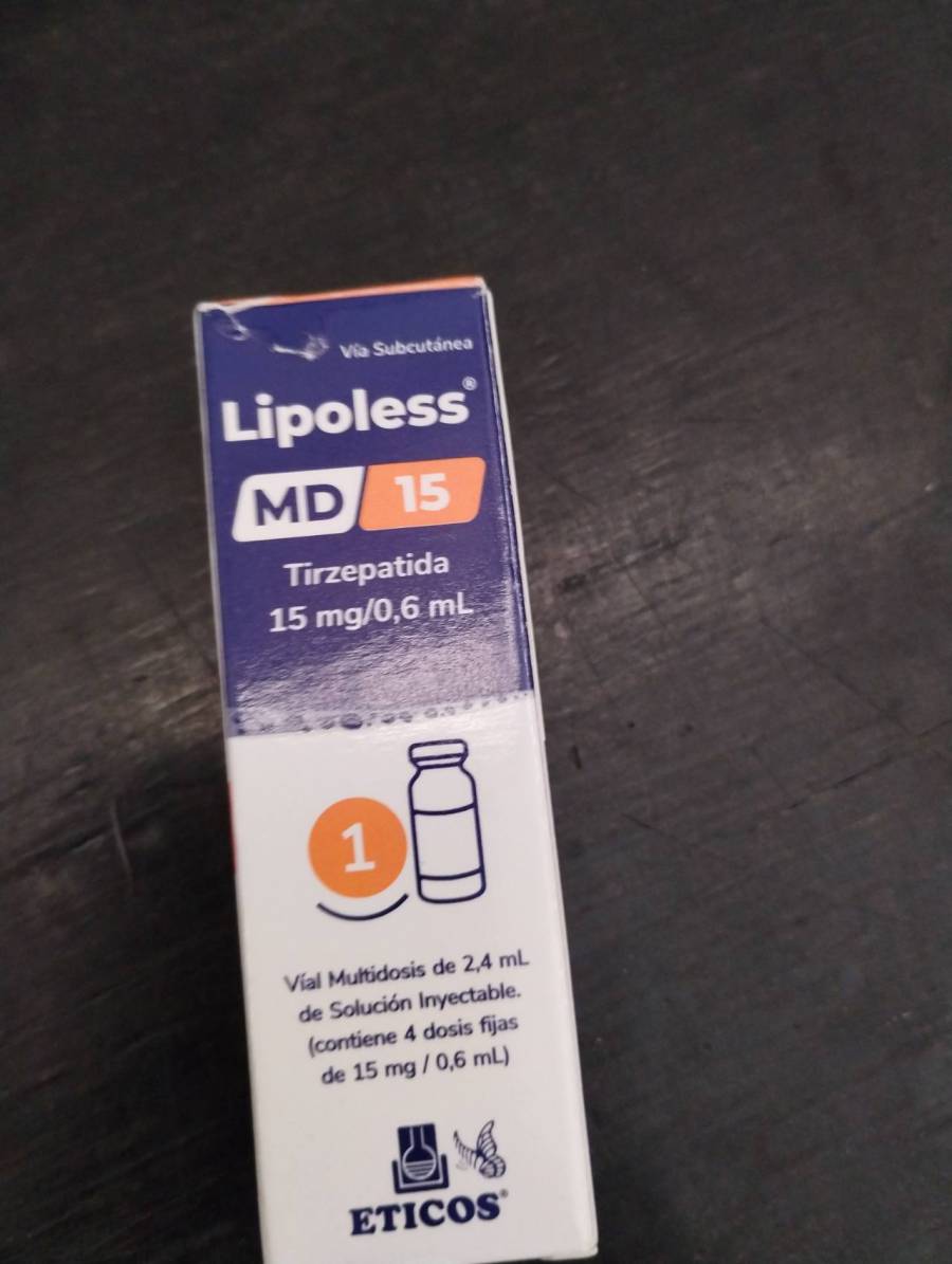 Lipoless MD 15 Tirzepatida 15 mg/0,6 mL Solução Injetável